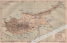 [mapa, ok. 1880] Cypern [mapa Cypru]