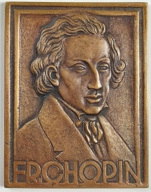 [plakieta, ok. 1930] Fr. Chopin