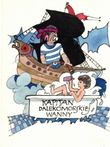 [rysunek, 1986] Kapitan dalekomorskiej wanny