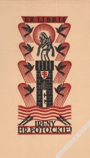 [grafika, 1931 r.] Ex libris Ireny hr. Potockiej