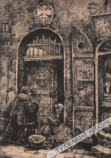 [grafika, ok. 1913] Dom pod Orłem. Ul. Piwna w Warszawie