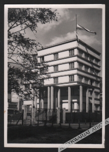 [pocztówka, 1939] Kraków. Dom im. Józefa Piłsudskiego w Oleandrach