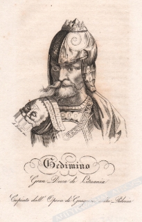 [rycina, 1831] [Giedymin - wielki książę litewski] Gedimino Gran Duca di Lituania