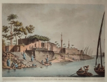 [grafika, ok. 1802] The town of Foua, on the banks of the Nile