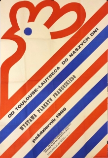 [plakat, 1965] OD TOULOUSE-LAUTRECA DO NASZYCH DNI. WYSTAWA PLAKATU FRANCUSKIEGO, październik 1965