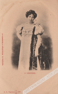 [pocztówka, 1900] H. Lesczyńska