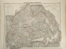[mapa, 1879] Grossfürstenthum Siebenbürgen [Księstwo Siedmiogrodu]
