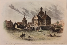 [rycina, ok. 1836] [Kolegiata w Żółkwi] L' Eglise paroissiale a Zolkiew en Galicie (Russie rouge)