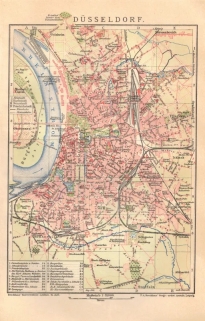 [mapa 1895] Düsseldorf