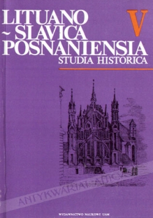 Lituano-Slavica Posnaniensia. Studia historiae artium, vol. V