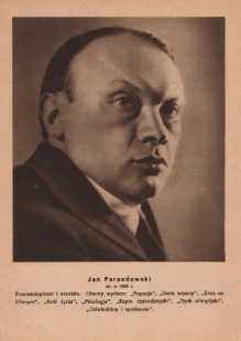 [pocztówka, 1933] Jan Parandowski