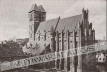 [pocztówka, 1933] Toruń. Kościół św. Jakóba