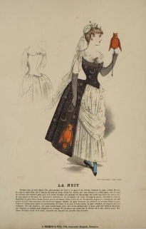 [rycina, ok. 1880] La Nuit [alegoria nocy]