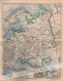 [mapa, 1897] Europaeisches Russland [europejska część Rosji]