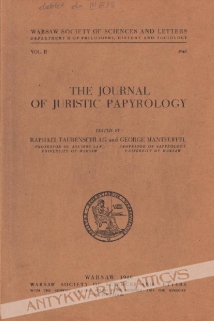 The Journal of Juristic Papyrology. Rocznik papirologii prawniczej