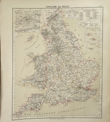 [mapa, 1879] England und Wales [Anglia i Walia]