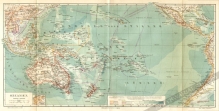 [mapa, 1896] OZEANIEN [Oceania]