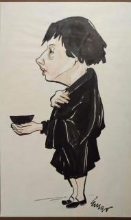 [portret satyryczny] Zofia Mrozowska (1922-1983)