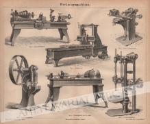 [rycina, 1880] Werkzeugmaschinen [obrabiarki]
