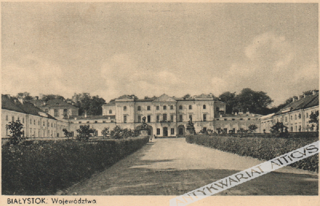 [pocztówka, ok. 1938] Białystok. Województwo [Pałac Branickich]