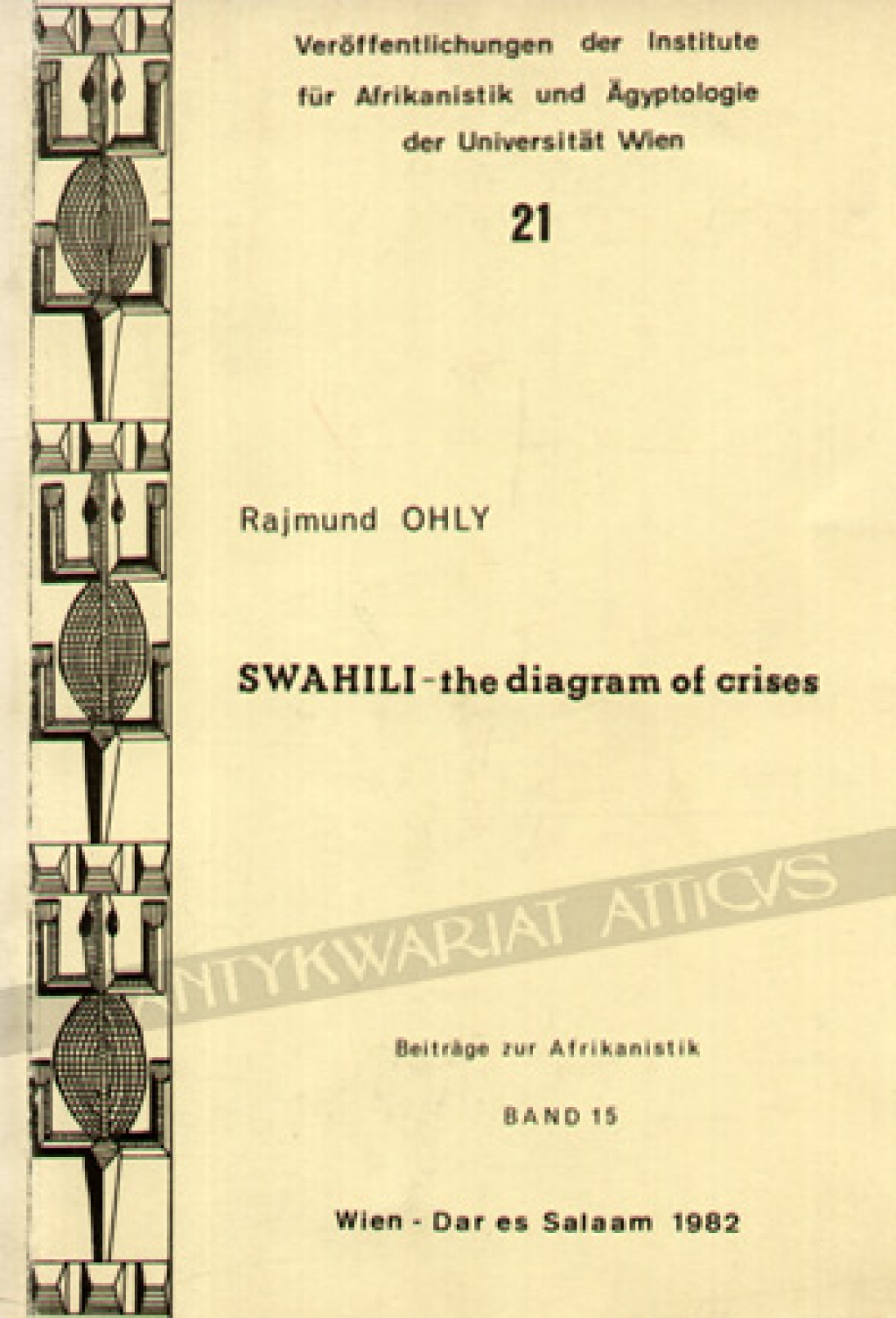 Swahili - the diagram of crises