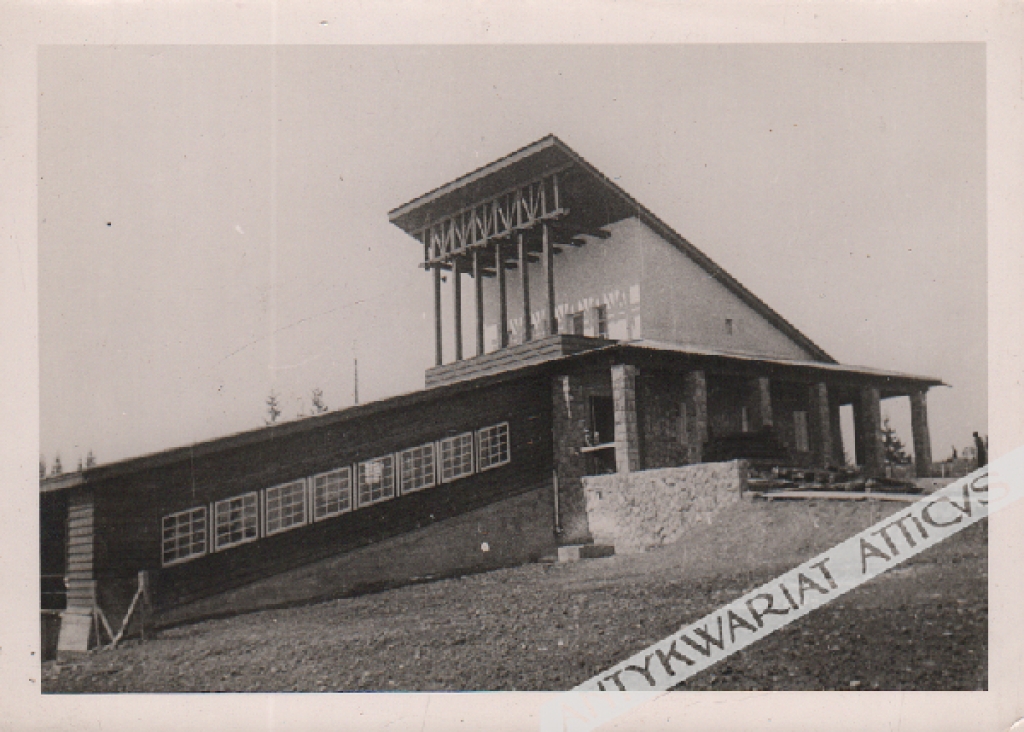[fotografia, 1939] Gubałówka. Stacja kolejki linowej
