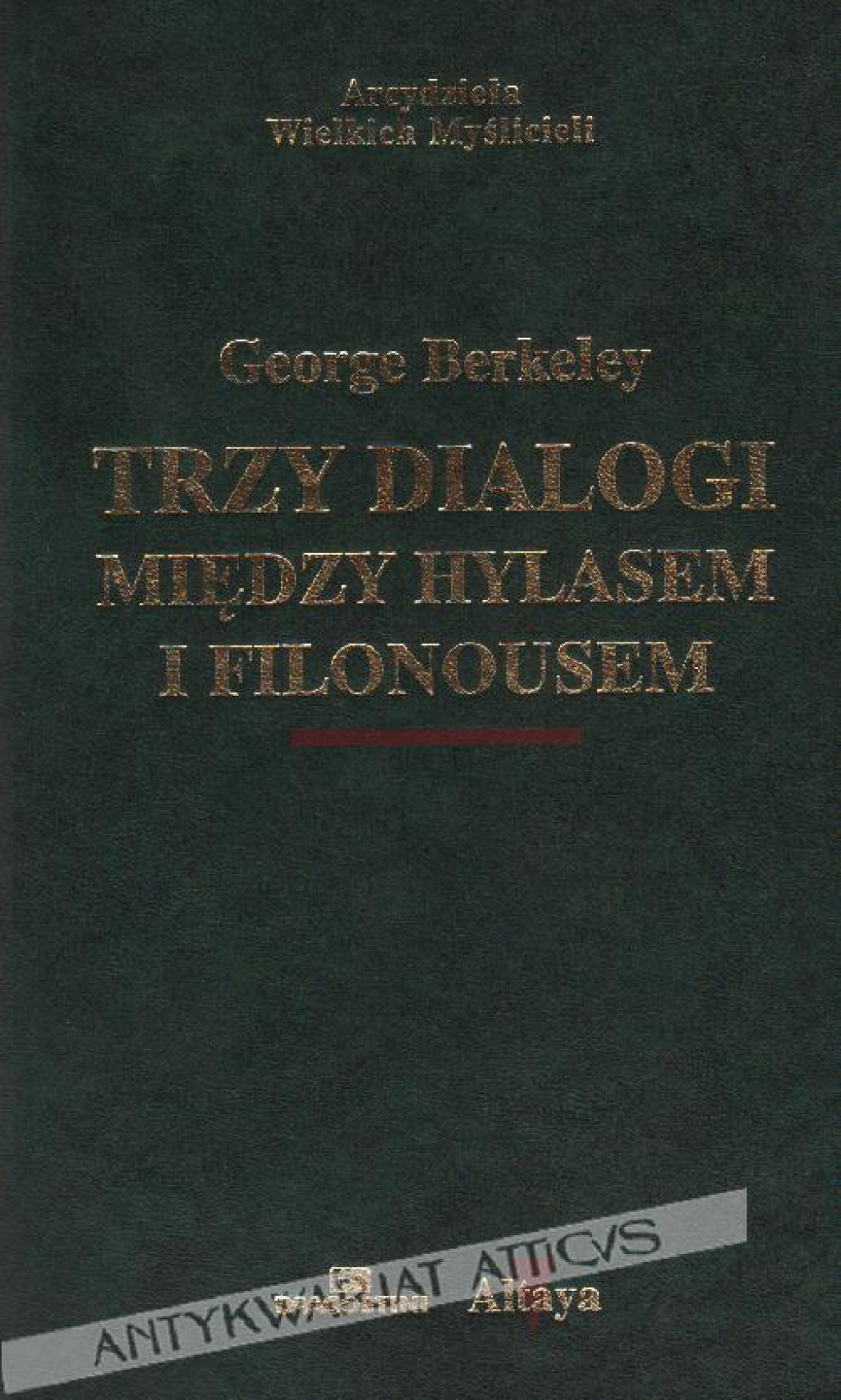 Trzy dialogi między Hylasem i Filonousem