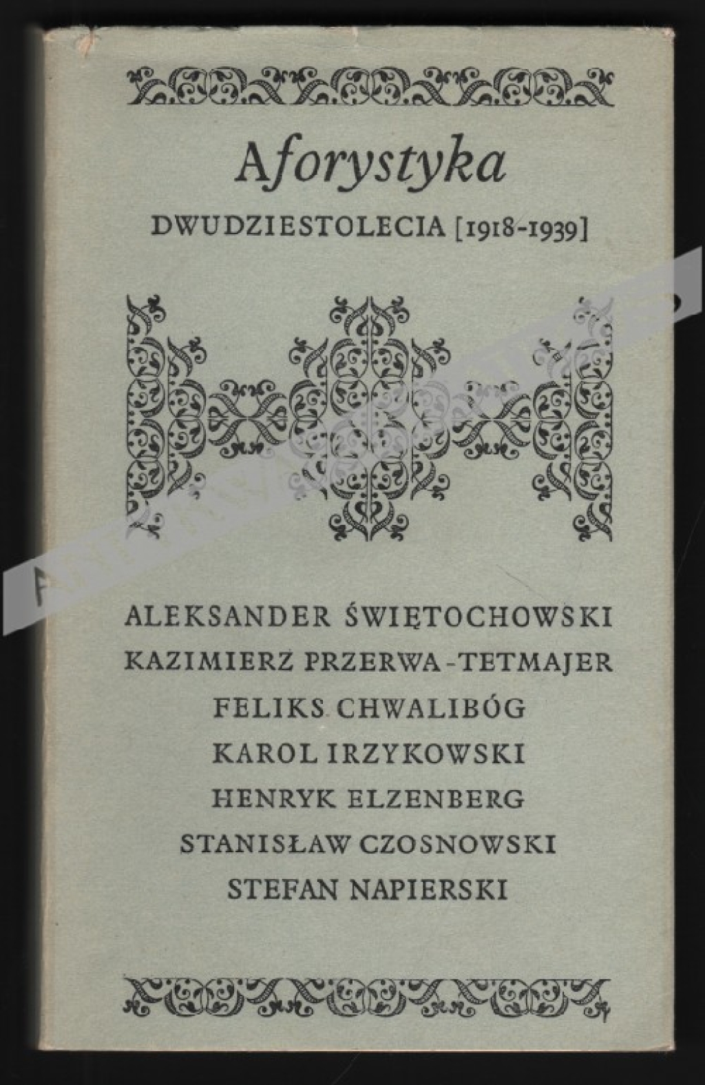 Aforystyka dwudziestolecia (1918-1939)
