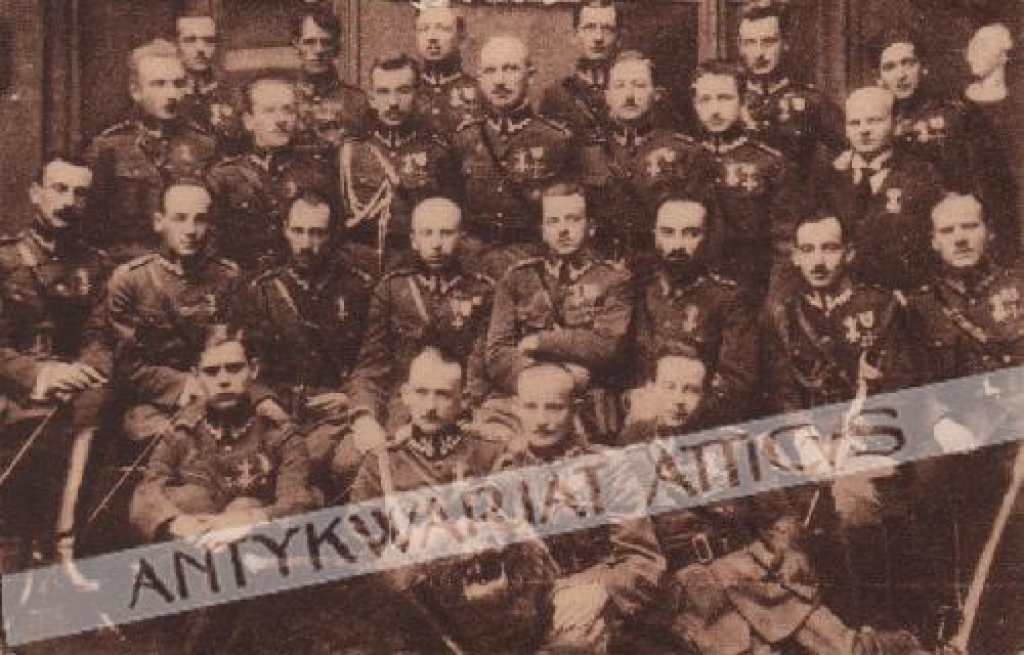 [pocztówka, 1921] Kawalerowie Virtuti Militari ze służby w P.O.W. (1921 r.)