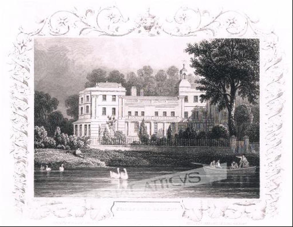 [rycina ok. 1840] Seat of Lord Halesby [Surrey]