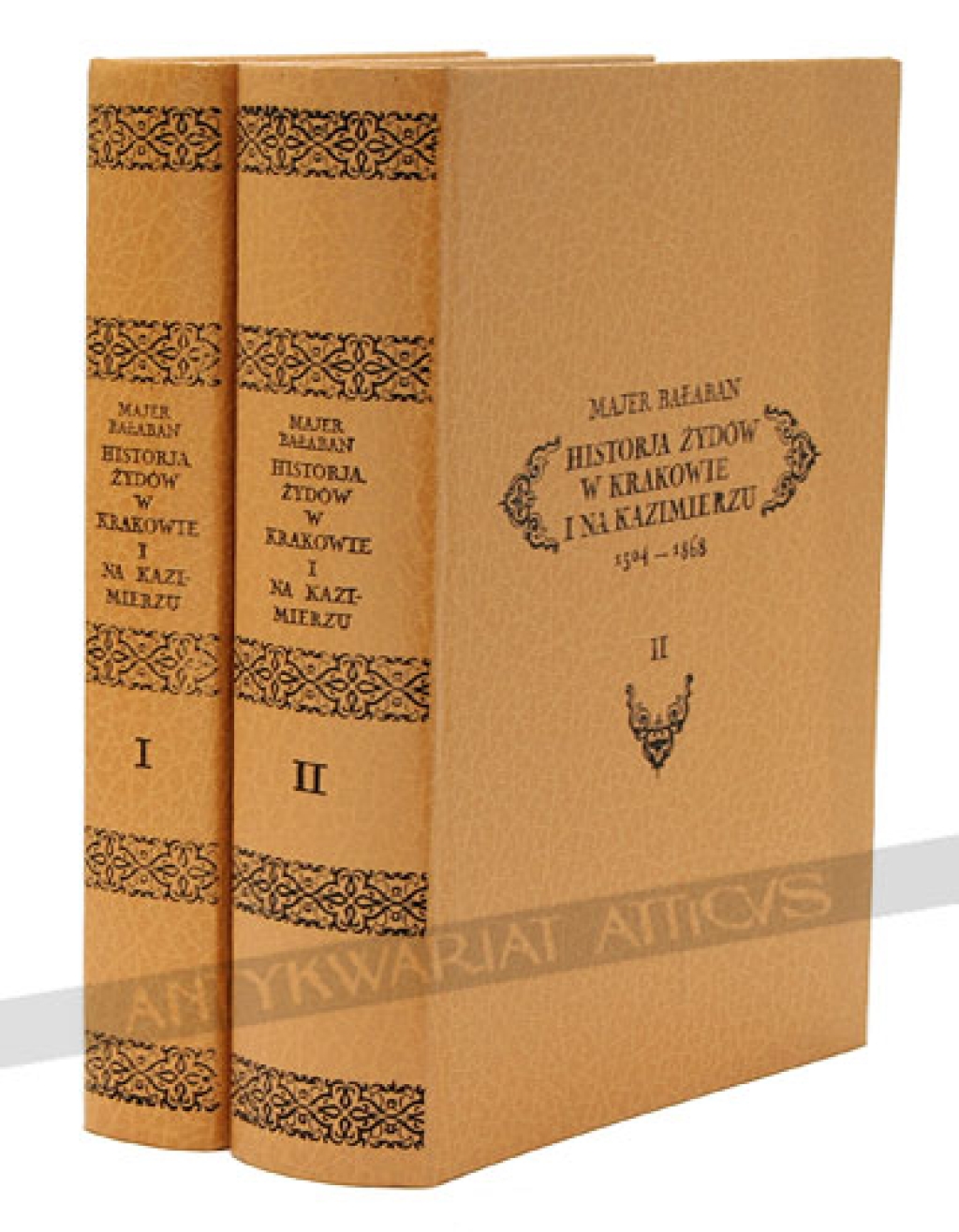 Historia Żydów w Krakowie i na Kazimierzu 1304-1868, t. I-II, [reprint]