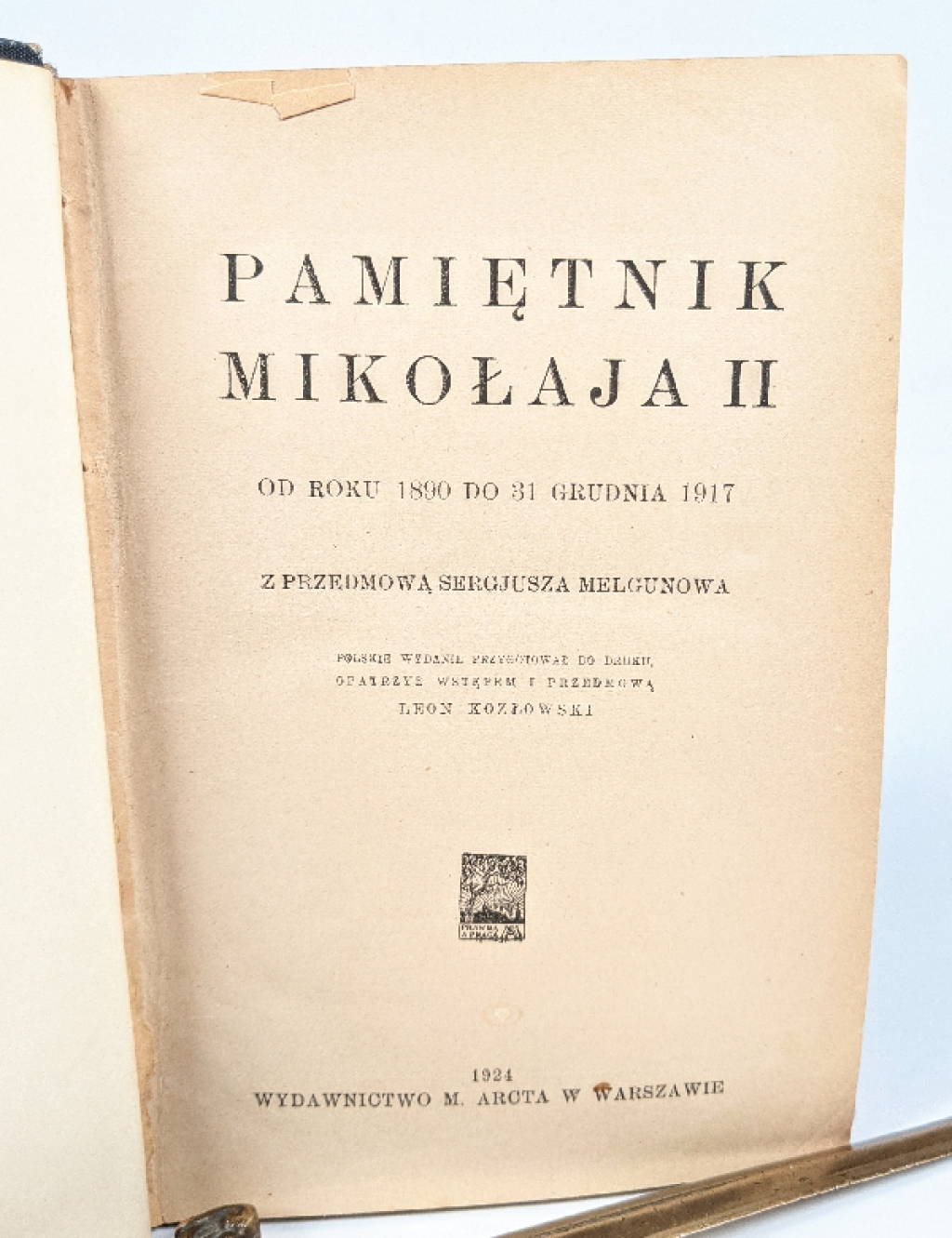 Pamiętnik Mikołaja II. Od roku 1890 do 31 grudnia 1917