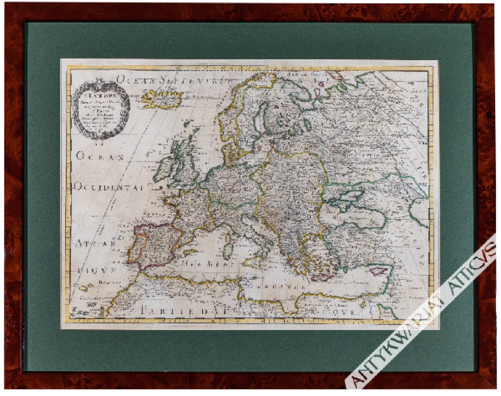 [mapa, Europa, 1650-1659] L'Europe