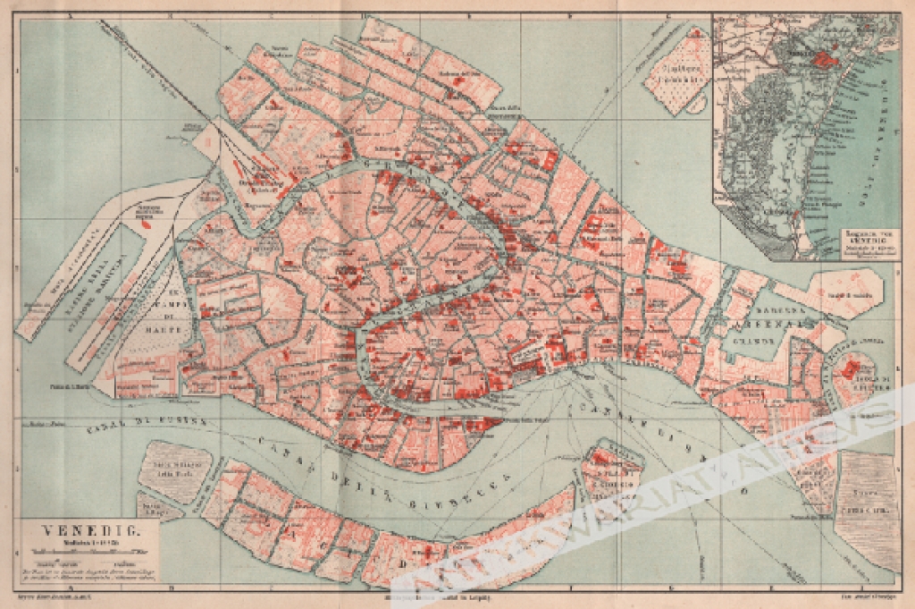 [plan miasta, 1897] Venedig [Wenecja]
