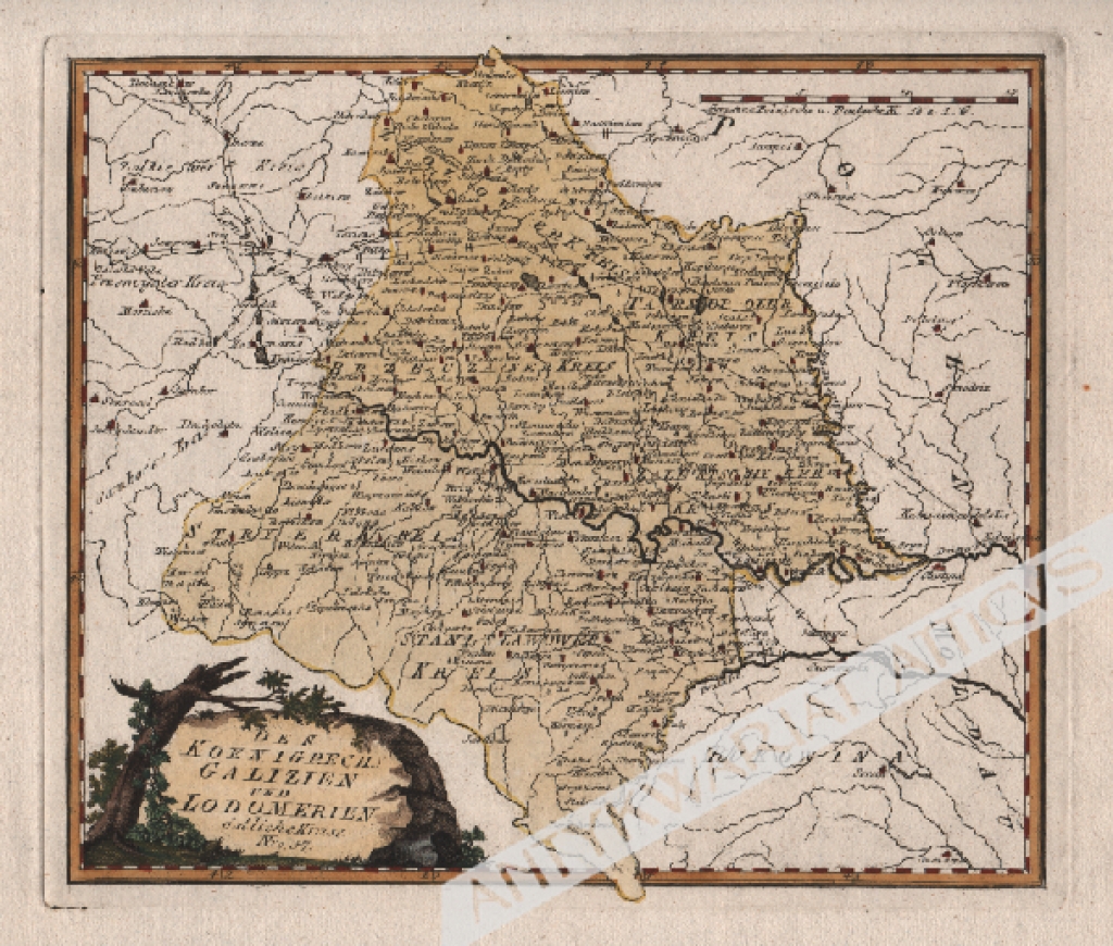 [mapa, Galicja, 1789] Des Koenigreichs Galizien und Lodomerien ostliche Kreise. Nro. 37