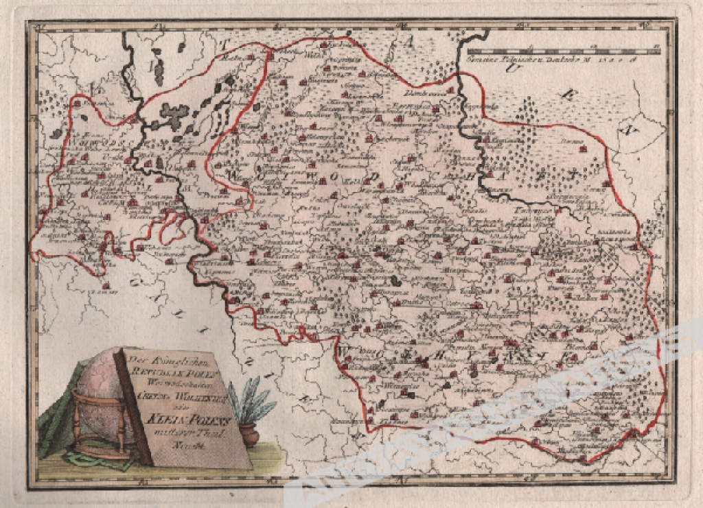 [mapa, Polska, 1789] Der Koniglichen Republik Polen Woiwodschaften Chelm u. Wolhynien oder Klein Polens mitterer Theil Nro 44