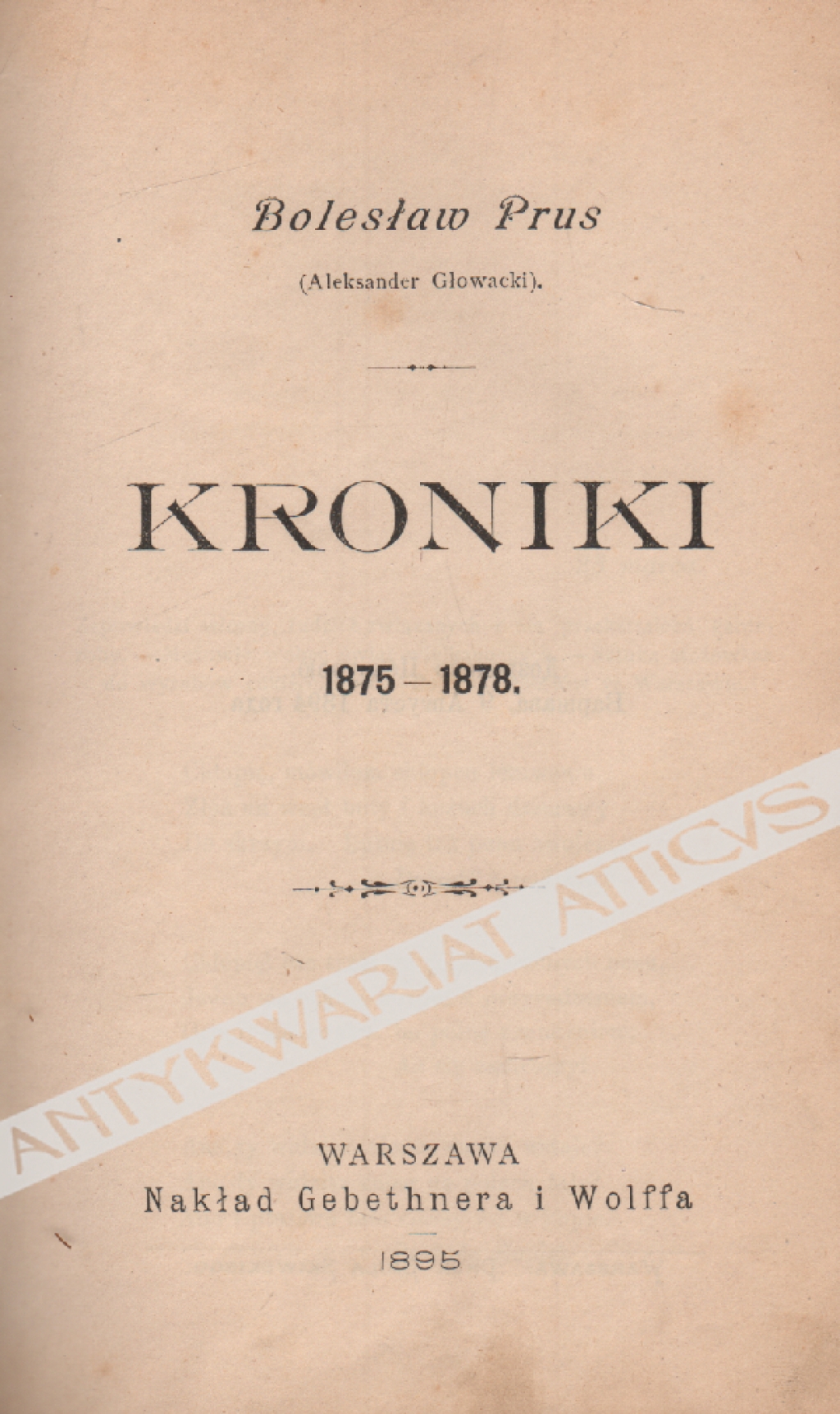 Kroniki 1875-1878