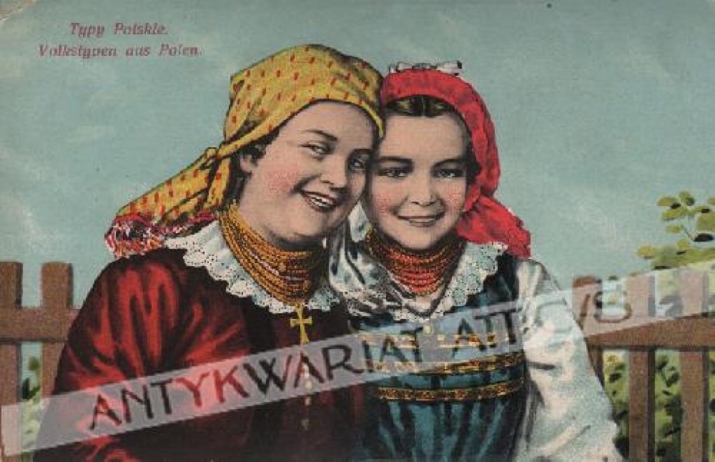 [pocztówka, ok.1920] Typy Polskie. Volkstypen aus Polen