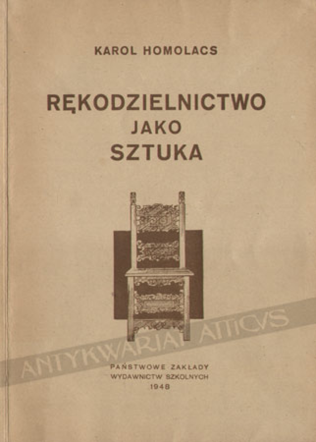 Rękodzielnictwo jako sztuka. Szkic historyczny