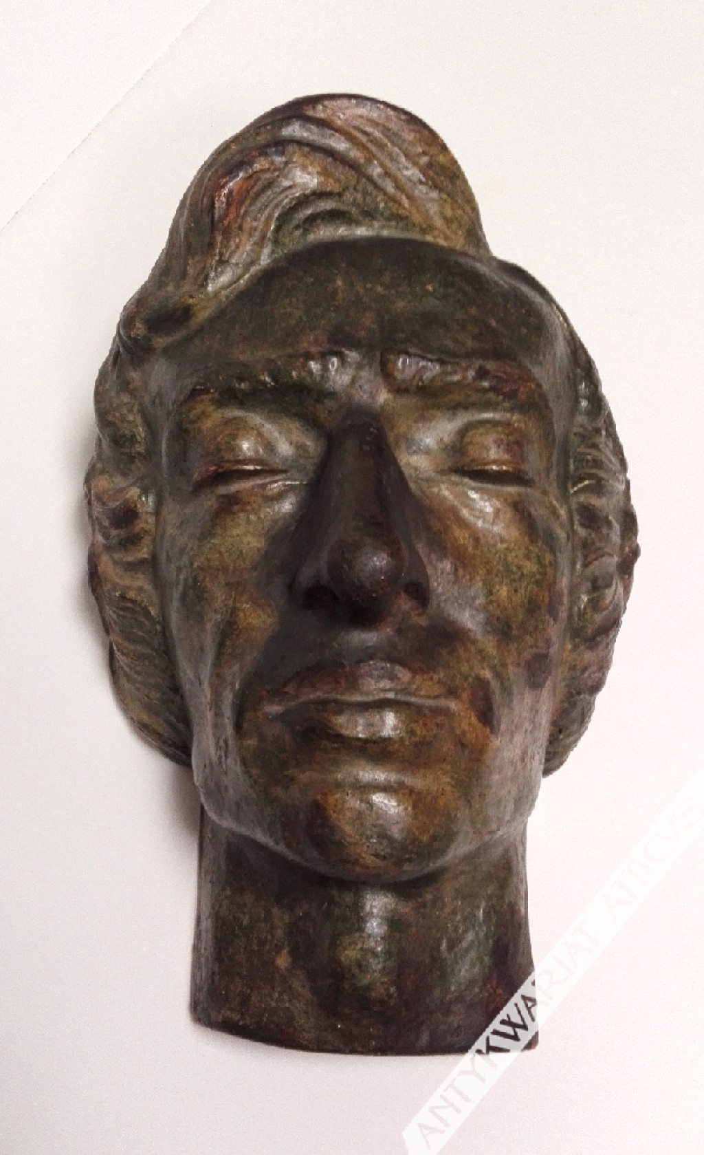 [gips, lata 1940-te] Maska pośmiertna Fryderyka Chopina