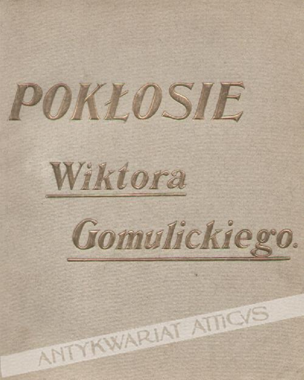 Pokłosie. Wybór nowel, opowiadań, szkiców