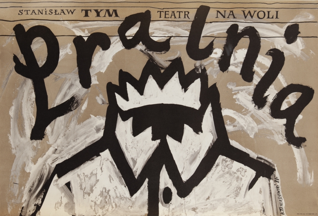 [plakat, 1981] Stanisław Tym. Teatr na Woli: Pralnia