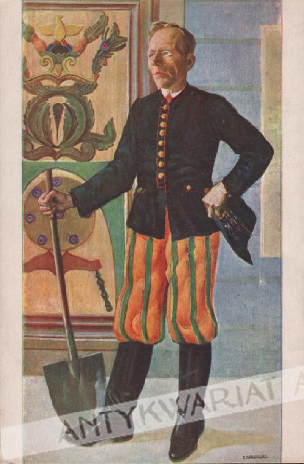 [pocztówka, lata 1930-te] E. Dargiewicz - Gospodarz
