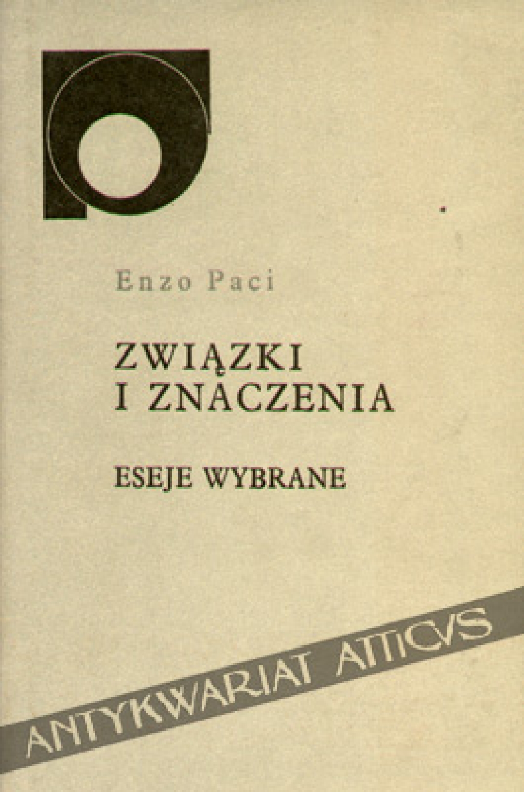Związki i znaczenia. Eseje wybrane