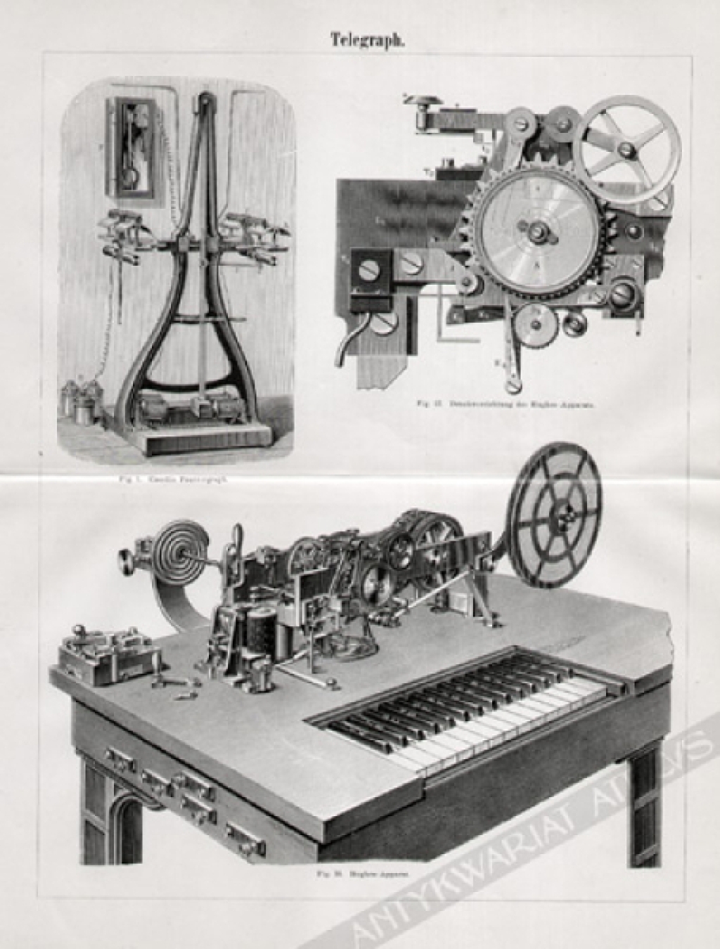[rycina, ok. 1895] Telegraph [telegraf]