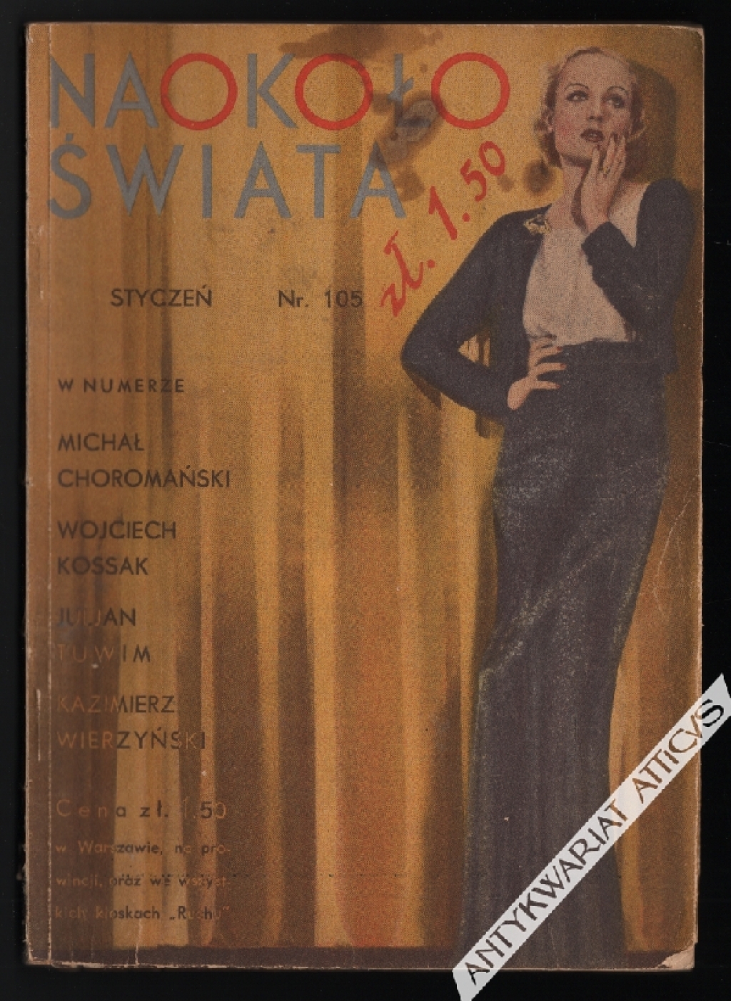 [czasopismo] Naokoło świata, nr 105, styczeń 1933 r.