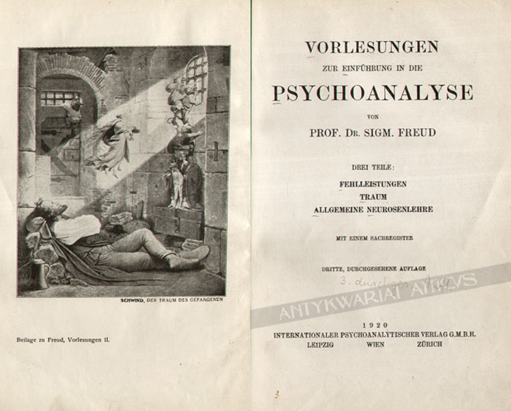 Vorlesungen zur Einfuhrung in die Psychoanalyse 
