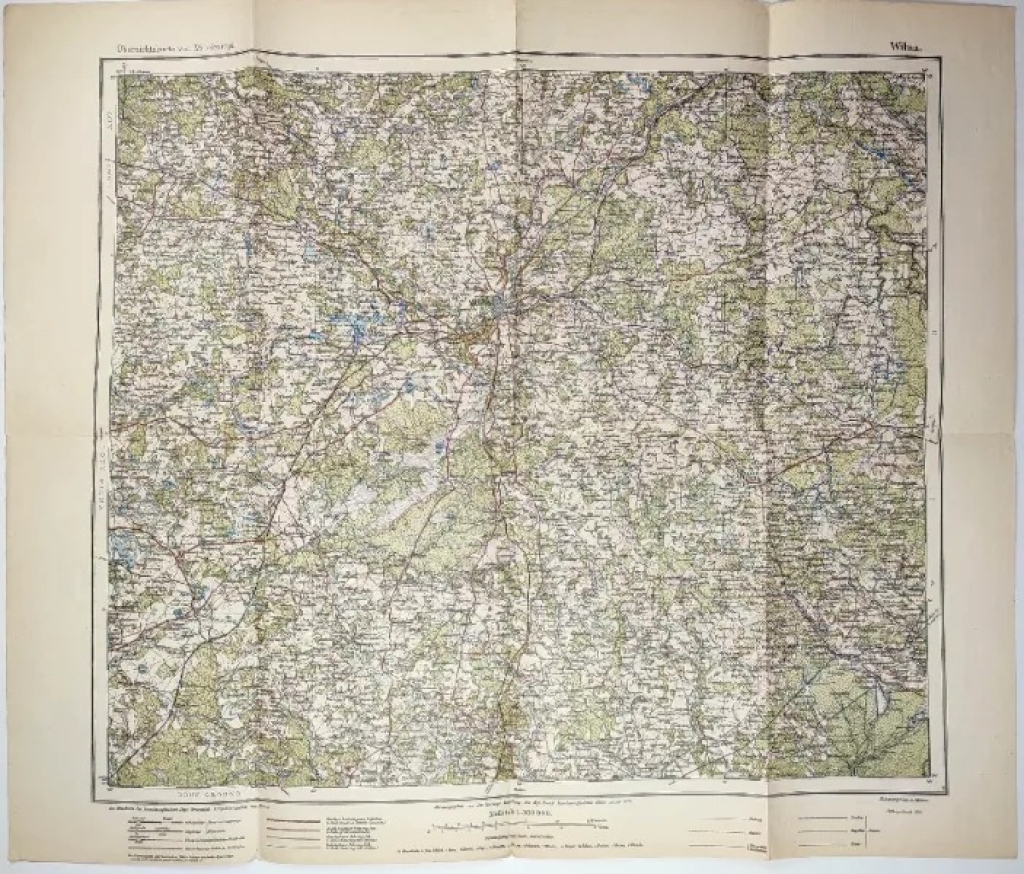[mapa topograficzna, 1915] Wilna. [Wilno]