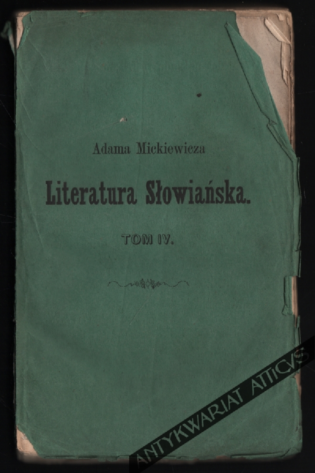 Literatura słowiańska wykładana w kolegium francuzkiem. Rok czwarty 1843-1844