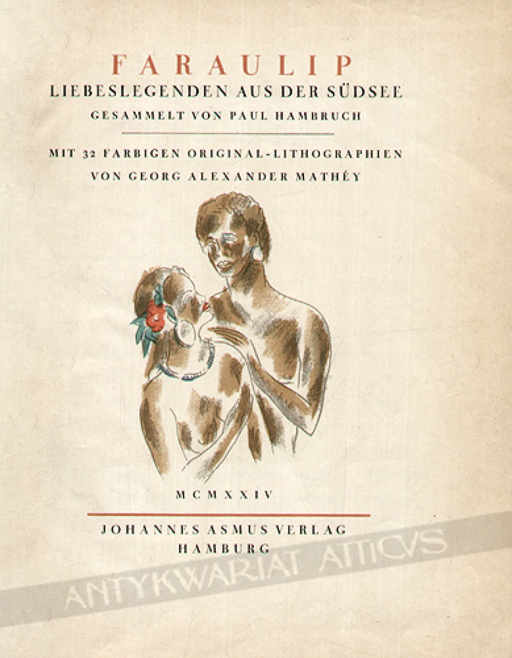 Faraulip. Liebeslegenden aus der Sudsee